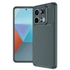 Newface Xiaomi Redmi Note 13 Pro 4G Kılıf Auto Focus Karbon Kapak - Koyu Yeşil