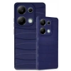 Newface Xiaomi Redmi Note 13 Pro 4G Kılıf Bibercas Silikon Kapak - Lacivert