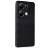 Newface Xiaomi Redmi Note 13 Pro 4G Kılıf Bibercas Silikon Kapak - Siyah