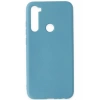 Newface Xiaomi Redmi Note 8 Kılıf Nano içi Kadife Silikon - Mavi