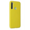 Newface Xiaomi Redmi Note 8 Kılıf Nano içi Kadife Silikon - Sarı