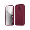 Newface Xiaomi Redmi Note 8 Pro Kılıf Viera Silikon - Bordo