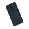 Newface Xiaomi Redmi Note 9 Kılıf Nano içi Kadife Silikon - Lacivert