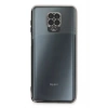 Newface Xiaomi Redmi Note 9 Pro Kılıf Razer Lensli Silikon - Gümüş