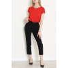 Omuz Dantelli Bluz Kırmızı - 20766.599.