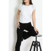 Omuzları Pul Detaylı Bluz Beyaz - 44004.599.