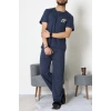 Ön Ve Arka Baskılı Süprem Erkek Pijama Takımı İndigo2 - 70862.1961.