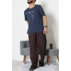 Ön Ve Arka Baskılı Süprem Erkek Pijama Takımı Laciekose - 70862.1961.