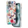 Onegif iPhone 16 Flower Series Magsafe Kapak - Beyaz