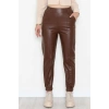 Önü Çımalı Jogger Pantolon Kahve - 51210.1779.