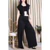 Örme Modal Yelekli Takım Siyah - 55132.701.