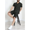 Ottoman Gömlek şort Erkek ikili Takım Koyuhaki - 70942.1937.