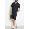 Ottoman Gömlek şort Erkek ikili Takım Lacivert - 70942.1937.
