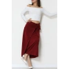 Ottoman Kuşaklı Etek Bordo - 60623.2126.