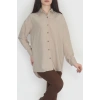 Oversize Gömlek Bej2 - 0012.053.