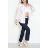 Oversize Gömlek Beyazkırmızı - 80847.147.