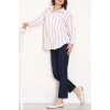 Oversize Gömlek Beyazkırmızı - 80847.147.