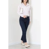 Oversize Gömlek Beyazkırmızı - 80847.147.