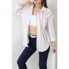 Oversize Gömlek Beyazkırmızı - 80847.147.