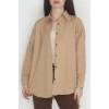 Oversize Gömlek Sütlükahve - 0012.053.