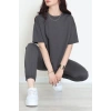 Oversize İki İplik Wortex Takım Boyalıantrasit - 80318.1878.