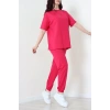 Oversize İki İplik Wortex Takım Fuşya - 80318.1878.