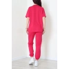 Oversize İki İplik Wortex Takım Fuşya - 80318.1878.