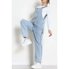 Oversize Kot Salopet Mavi - 31872.2088.