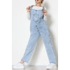 Oversize Kot Salopet Mavi - 31872.2088.
