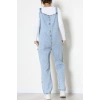 Oversize Kot Salopet Mavi - 31872.2088.