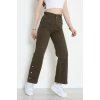 Paça Çıtçıt Kot Pantolon Haki - 405400.2141.
