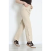 Paça Çıtçıtlı Palazzo Kot Pantolon Taş - 410390.2141.