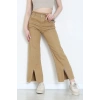 Paça Püskül Yırtmaçlı Palazzo Jean Camel - 410163.2141.