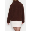 Peluş Astarlı Mont Kahverengi - 42696.1247.