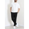 Petek Örgü Triko Tişört Beyaz - 71593.2167.