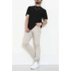 Petek Örgü Triko Tişört Siyah - 71593.2167.
