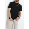 Petek Örgü Triko Tişört Siyah - 71647.2167.