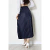Pileli Etek Lacivert - 52207.1005.