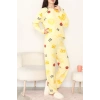 Polar Alt Üst Aynı Pijama Takımı Sarı - 168.1287.