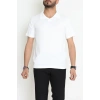 Polo Yaka Bürümcük Erkek Tişört Beyaz - 70928.1937.