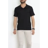 Polo Yaka Bürümcük Erkek Tişört Siyah - 70928.1937.