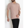 Polo Yaka Bürümcük Erkek Tişört Vizon - 70928.1937.