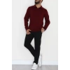 Polo Yaka Erkek Triko Bordo - 42550.1766.