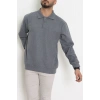 Polo Yaka Selanik Erkek Sweat Füme - 70863.1567.
