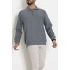 Polo Yaka Selanik Erkek Sweat Füme - 70863.1567.