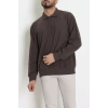 Polo Yaka Selanik Erkek Sweat Kahve - 70863.1567.