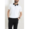 Polo Yaka  Triko Tişört Beyaz - 71597.2167.