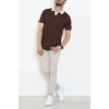 Polo Yaka Triko Tişört Kahve - 71597.2167.
