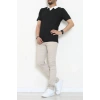 Polo Yaka Triko Tişört Siyah - 71597.2167.