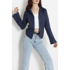 Poplin Kumaş Fit Gömlek Lacivert - 44008.2118.
